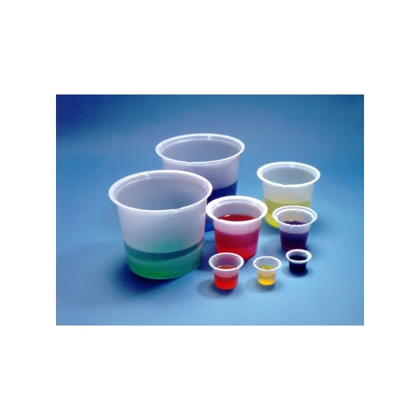 [QORPAK] Disposable Plastic Beaker (10ml, Ø36/ 22×H25mm, 1000 pcs/ BOX, 235337)