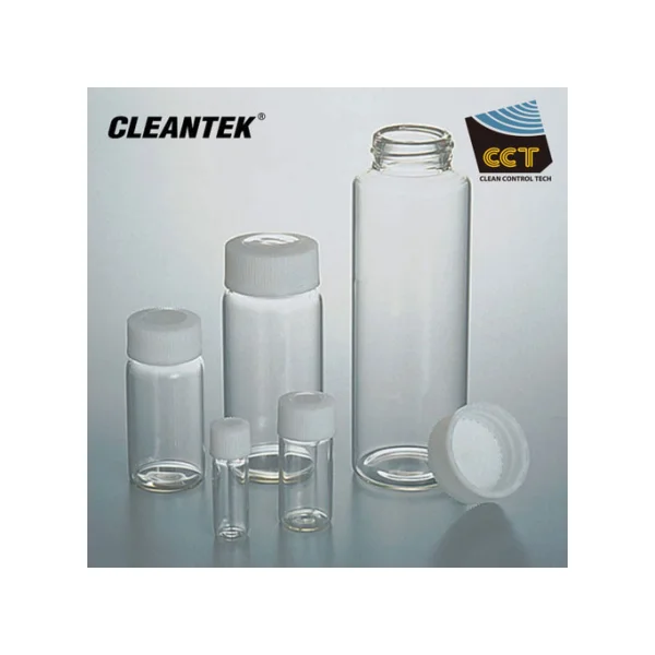 AS ONE Sample Bottle (Surface Cleaned, Clean Pack, 9ml)
