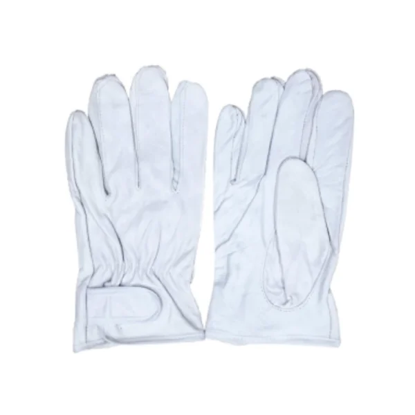 SEOKKANG Argon Gloves SK - 312 (White, Cowhide/ Lining Free)