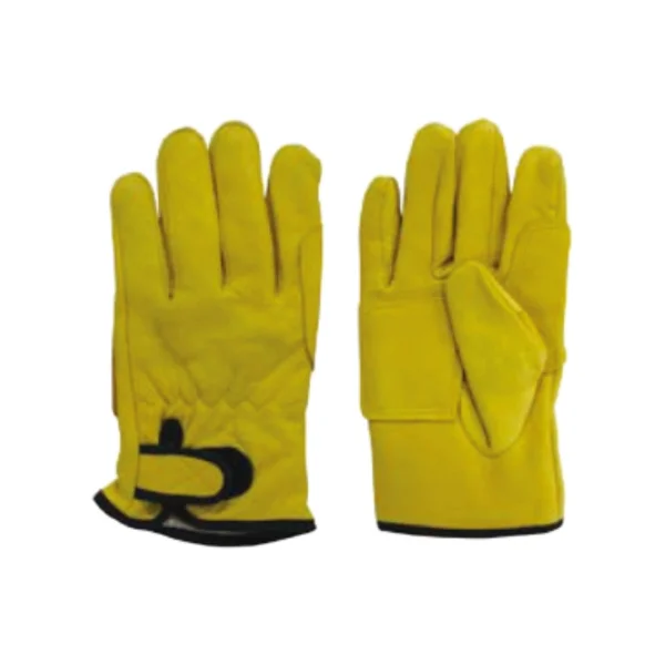 [SEOKKANG] SEOKKANG Argon Gloves SK - 315 (Yellow, Leather/ Lined)