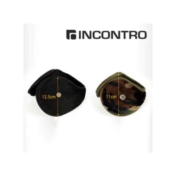 [INCONTRO] Extra Large Ear Hole Winter Ear Muffs (Black)