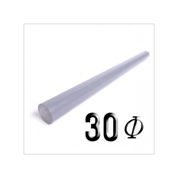 Shinkwang Acrylic PVC Rod Gray 30Φ x 1M
