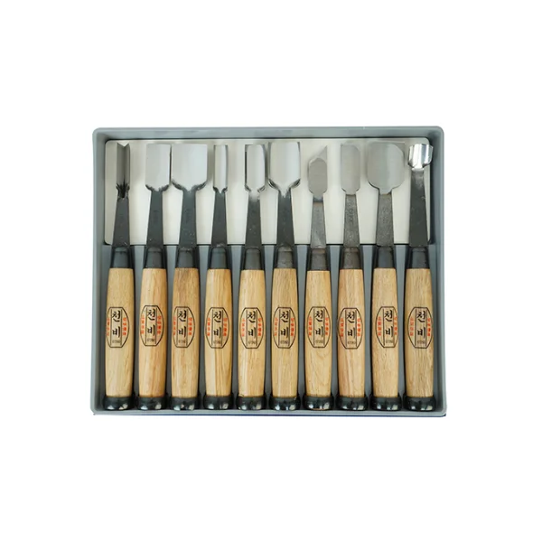 [CHEONBI] Engraving Tool Set (Dagan - type, 10PCS/ SET, Hard Case)