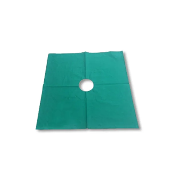 Munjeong Surgical Drape (Green, 30x30cm/ Ø6.5cm, Surgical/ Hospital Use)
