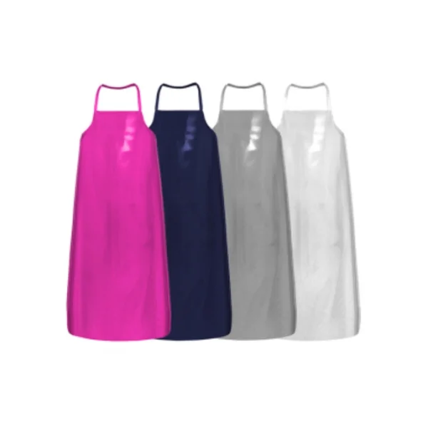 [SWALLOW] PU Leather Apron (Silver, S)