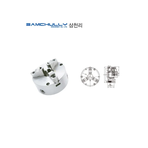 SAMCHULLI Two - Piece Front Mount Scroll Chuck FTC - 230 (9")