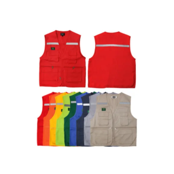 ILTEORU Safety Vest (Green, L, Fabric/ Reflective)