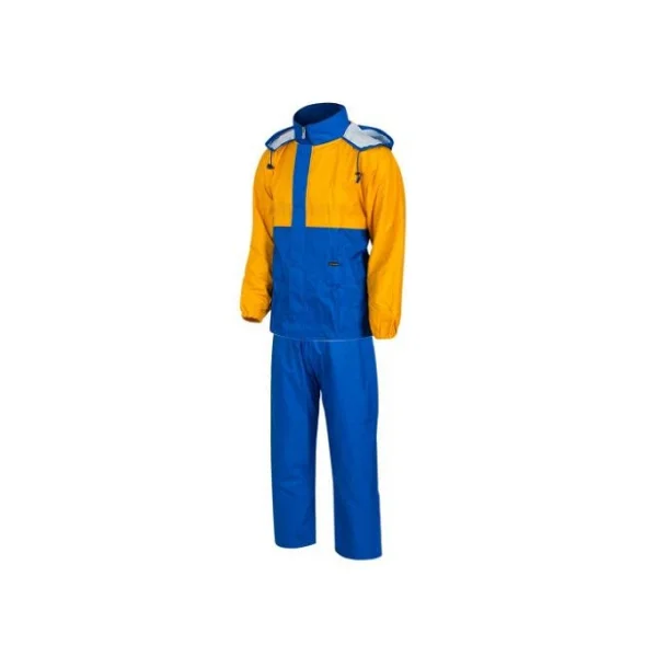 [SWALLOW] Work Raincoat Si - 900 (Two - piece, Yellow/ Blue, M)