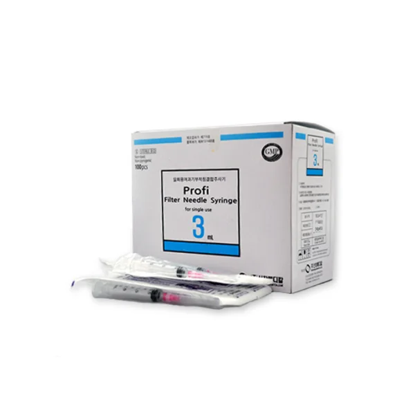 Shin Chang Filter Syringe 1cc (18G, 1 - 1/ 2 inch/ 38mm, 100 pcs)