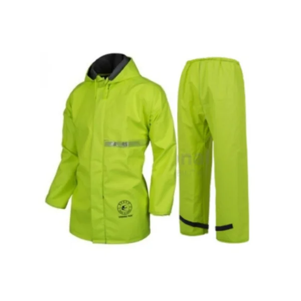 [SWALLOW] Safety Raincoat Si - 2000S (Two - piece, Fluorescent Green, L)