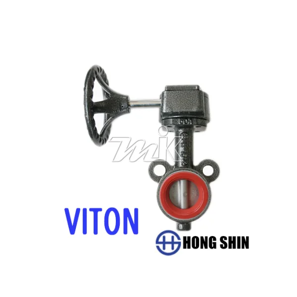 [HONGSHIN] Butterfly Cast Iron G/ O Valve for Water 10K 250A (Viton)