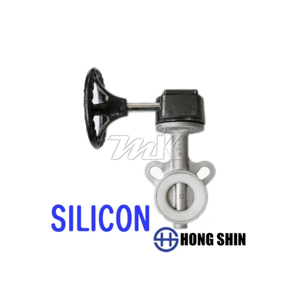 [HONGSHIN] Butterfly Valve Stainless Steel G/ O KS 10K 50A ~ 350A (Silicone)