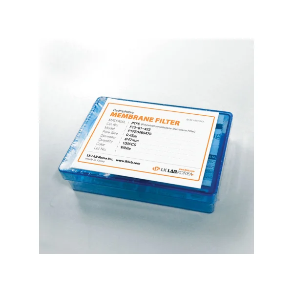 LK LAB Hydrophobic Membrane Filter (Ø25mm, 0.45µm, 100 pcs/ PACK, PTFE045025S)
