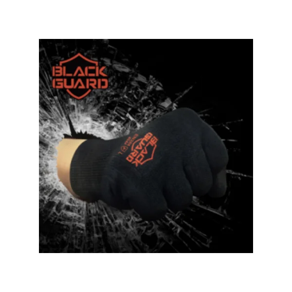 [HANDMAX] BLACKGUARD NBR Cut/ Puncture Resistant Gloves (M/ Black, Cut Level 5)