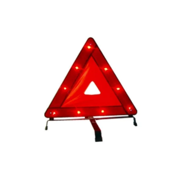 LEAD SAFETY Flashing Triangle (For Vehicles) LD - 7084 (Red, Emergency Vehicle Safety Guidance)