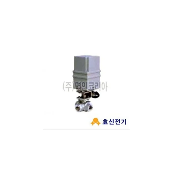 [HYOSHIN ELECTRIC] Electric Valve HMV 15SC (Stainless Thread Ball Valve/ L - Type/ 15A/ 18.08mm/ DC24V, 1 pc)