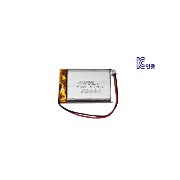 JP Lithium Polymer 3.7V JP602838 650mAh