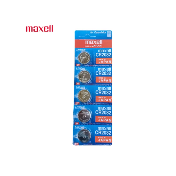 [MAXELL] CR2032 Lithium Battery 5pcs Card Packaging