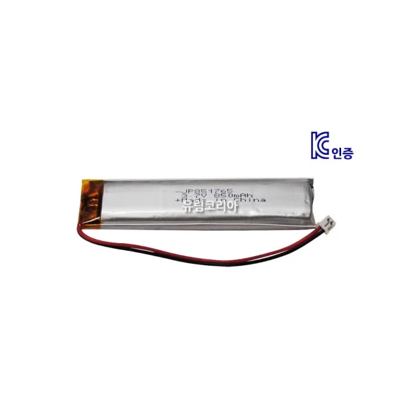 JP Lithium Polymer Battery JP851765 850mAh 3.7V