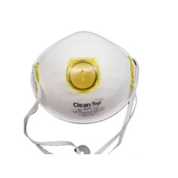 CLEANTOP Dust Mask 437V (10 pcs/ pack, Exhalation Valve/ Half Mask)