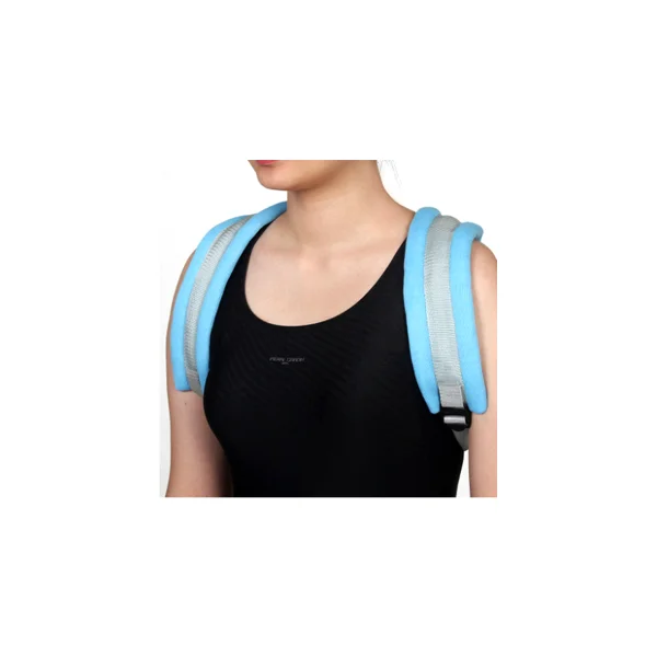 D&B Clavicle Brace (L/ Blue, Band Type/ Clavicle Correction/ Fracture)