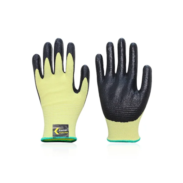 DuPont Kevlar 2135NIP - BK Kevlar 13 Gauge NBR Coated Gloves FREE