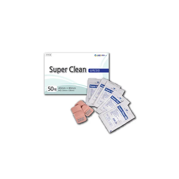 [BAND GOLD] Super Clean Hemostatic Band (4x8cm, 50 pcs, Sterile)