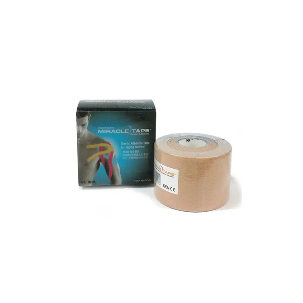 Teramedical Miracle Tape Muscle Tape (Skin Tone/ 5cmx5m, 1 Roll)