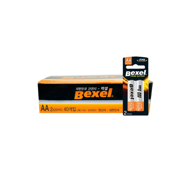 BEXEL Alkaline Card Type AA 40 pcs (LR6)