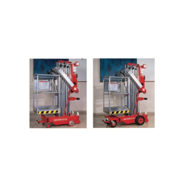 HI - ROD Hydraulic Aerial Work Platform MS - 10.4AC (220V) (Load 159kg, 11.9m, 1 Person)