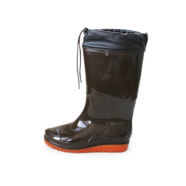 FINEWELL Calf Fashion Winter Boots (265mm, Brown, Men's)