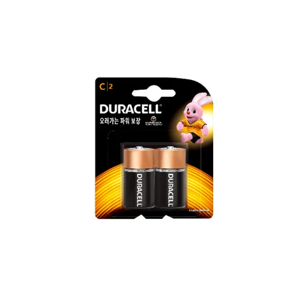 [DURACELL] Alkaline C Size (LR14) - 2 Pack Card