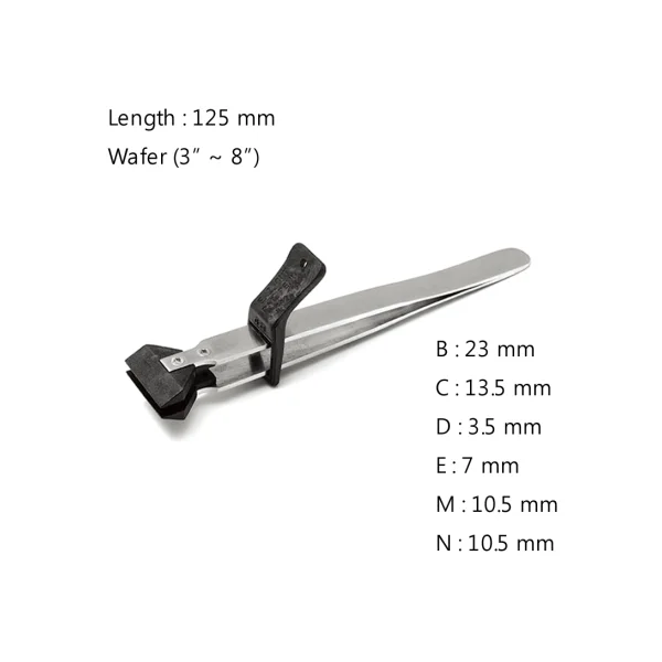 [SIPEL ELECTRONIC] High - Precision Wafer Tweezers (L125mm, SI - T5508 - SA)