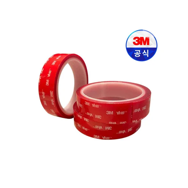 [3M] Acrylic Foam Double - Sided Tape VHB 4910 (Clear/ 12mmx1.5m, 36 pcs, Ultra - Strong)