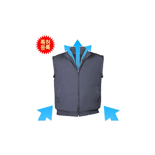 [ICE BANK] Cooling Vest Type B - Lithium Rechargeable XL/ Navy