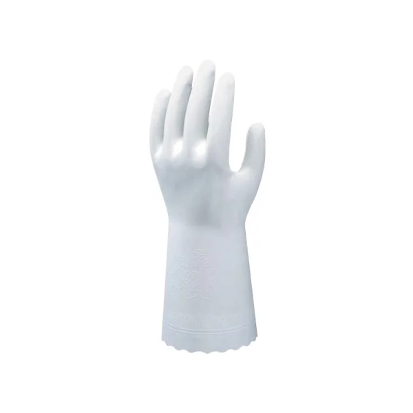[SHOWA] PVC Gloves B0700R (L/ White, Oil/ Chemical Resistant/ SHOWA)