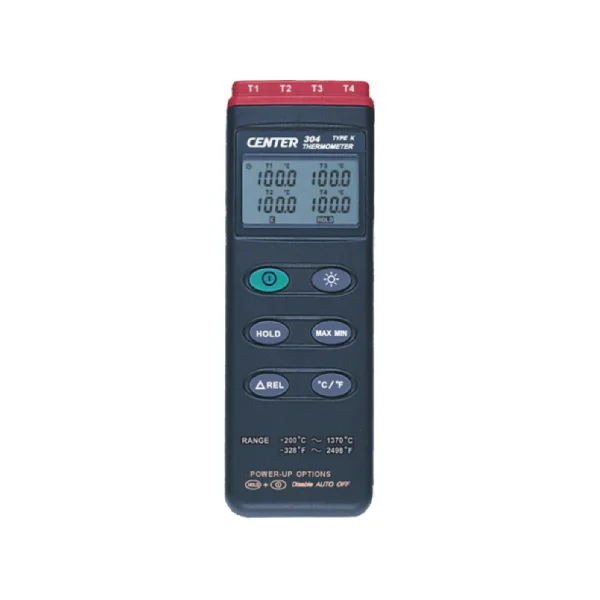 CENTER Thermometer Center304 (- 200~1370℃, 4 Channel)