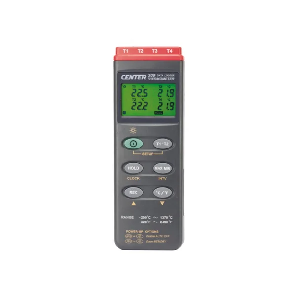 CENTER 309 Thermometer (4 - Channel, Datalogger)