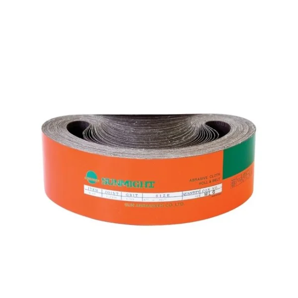 [SUN ABRASIVE] Grit 150 Belt Sandpaper for Wood K35 (150*1220, 50EA, Sandpaper/ Belt)
