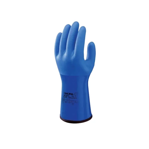 [SHOWA] PVC Cold Proof Gloves 490 (XL/ Blue, Brushed/ SHOWA)