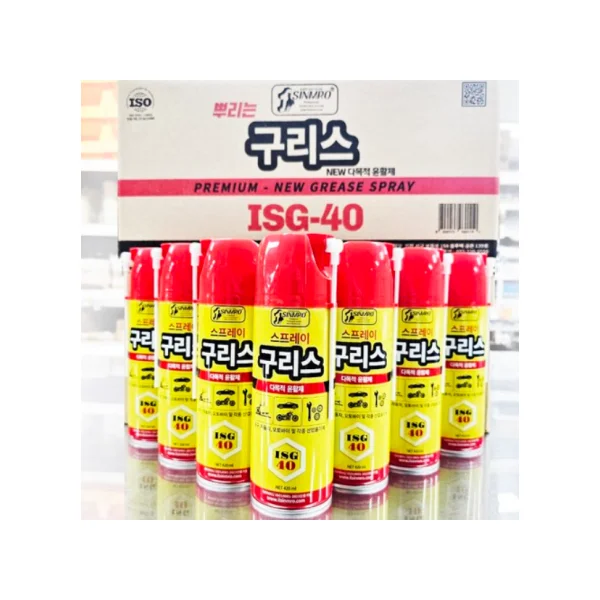 Ilshin MRO Spray Grease 420ml (30 pcs, Spraying/ Grease/ Anti - rust/ Lubricant)