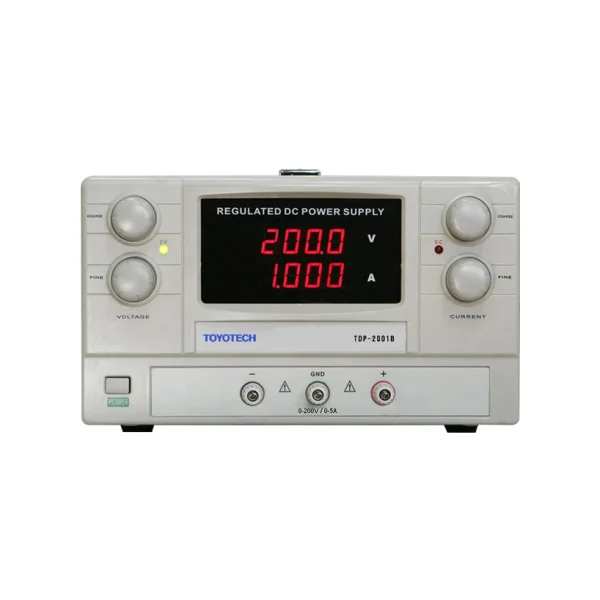 [TOYOTECH] DC Power Supply TDP - 2001B (200V/ 1A, 255x150x305mm, 9kg)