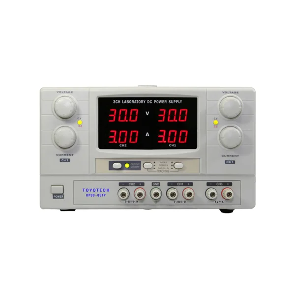 TOYOTECH DP30 - 03TP 3 - Channel Power Supply (30V/ 3A, 255x150x305mm, 7.5kg)