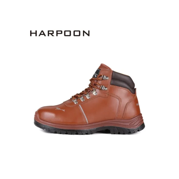 HARPOON 6 - inch Reverse Safety Shoes HP - 603 (255mm, Brown)