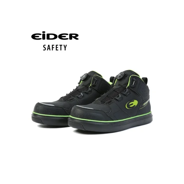 EIDER SMART 601 6 - inch Dial Safety Shoes (270mm, Black)
