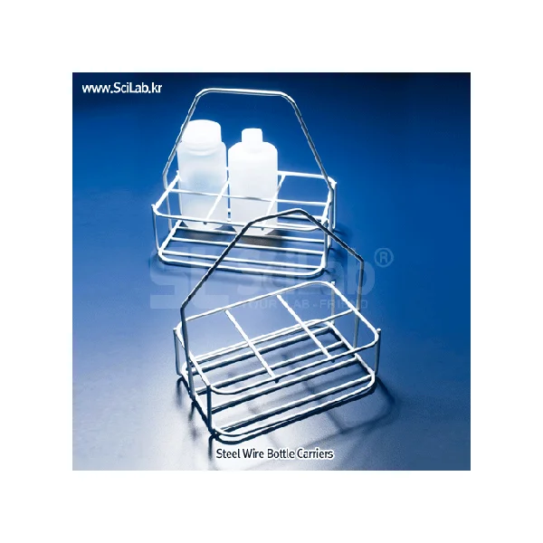 [AZLON] Wire Bottle Carrier 60mm (PP/ Az.BGS040/ Bottle Rack)