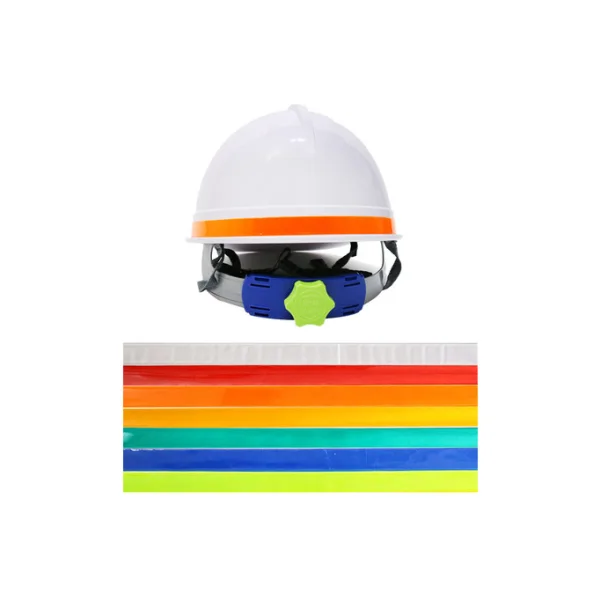 I - MARKET Safety Helmet Identification Band (1.5cm, Orange)