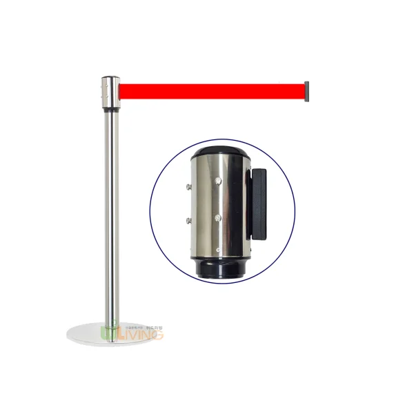 Hwaseong Metal Stainless Steel Belt Barrier Post Deluxe Type 1 pc