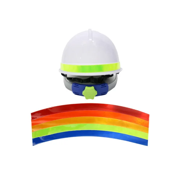 I - MARKET Safety Helmet Identification Band Round Type (2cm, Fluorescent)