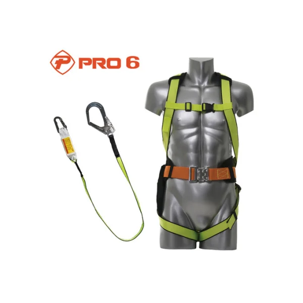 [PRO - 6] Full Body Harness TA - 22 - 1 (Fluorescent, No. 22 - 1, Webbing)